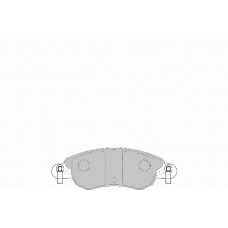 FD6911A NECTO Комплект тормозных колодок, дисковый тормоз
