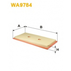 WA9784 WIX Воздушный фильтр