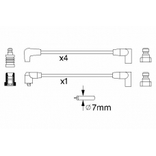 0 986 356 885 BOSCH Комплект проводов зажигания