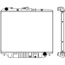 3241-1024 SAKURA  Automotive Радиатор, охлаждение двигателя