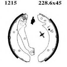 01215 BSF Комплект тормозных колодок