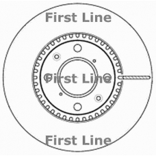 FBD1590 FIRST LINE Тормозной диск