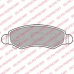 LP1919 DELPHI Комплект тормозных колодок, дисковый тормоз