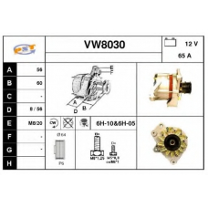 VW8030 SNRA Генератор