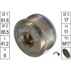 ZN5379 ERA Механизм свободного хода генератора