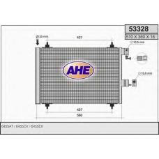 53328 AHE Конденсатор, кондиционер