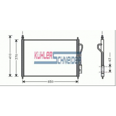 1822301 KUHLER SCHNEIDER Конденсатор, кондиционер