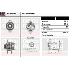 DRA0759 DELCO REMY Генератор