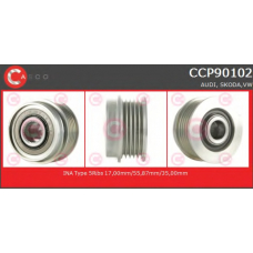 CCP90102 CASCO Ременный шкив, генератор