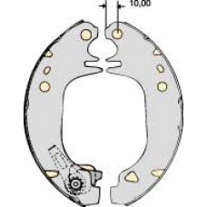 K623762 MGA Комплект тормозов, барабанный тормозной механизм