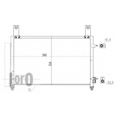 007-016-0007 LORO Конденсатор, кондиционер