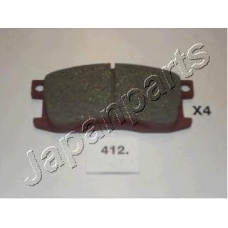PA-412AF JAPANPARTS Комплект тормозных колодок, дисковый тормоз