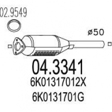 04.3341 MTS Катализатор