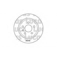 DF2794 TRW Тормозной диск