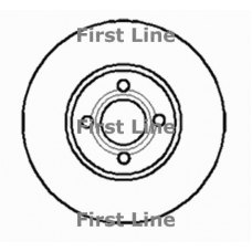 FBD431 FIRST LINE Тормозной диск