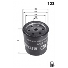 LFDS222 LUCAS FILTERS Топливный фильтр