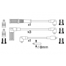 0 986 357 119 BOSCH Комплект проводов зажигания