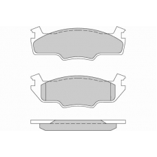 12-0162 E.T.F. Комплект тормозных колодок, дисковый тормоз