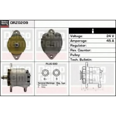 DRZ0209 DELCO REMY Генератор