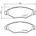 MDK0209 MINTEX Комплект тормозов, дисковый тормозной механизм