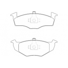 WBP21866B WAGNER LOCKHEED Комплект тормозных колодок, дисковый тормоз