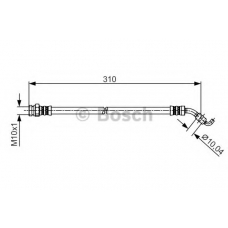 1 987 481 257 BOSCH Тормозной шланг