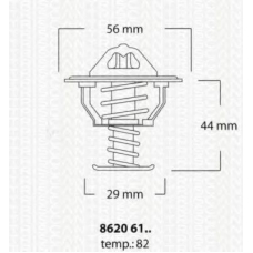 8620 6182 TRISCAN Термостат, охлаждающая жидкость