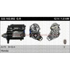 22-322-102-092 TRISCAN Стартер