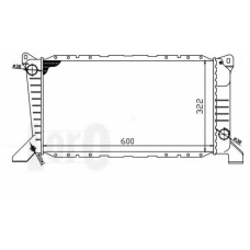 017-017-0039 LORO Радиатор, охлаждение двигателя