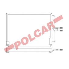 6032K8B1 POLCAR Skraplacze klimatyzacji