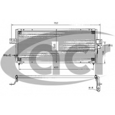 300275 ACR Конденсатор, кондиционер