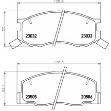 8DB 355 009-481 HELLA Комплект тормозных колодок, дисковый тормоз