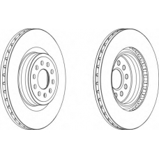 DDF1137C FERODO Тормозной диск