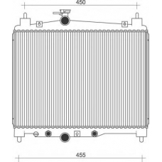 350213103900 MAGNETI MARELLI Радиатор, охлаждение двигателя