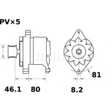 MG 250 MAHLE Генератор