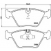 P 06 012 BREMBO Комплект тормозных колодок, дисковый тормоз