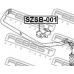 SZSB-001 FEBEST Опора, стабилизатор