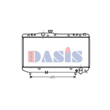 210940N AKS DASIS Радиатор, охлаждение двигателя