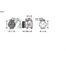 KAK052 AVA Компрессор, кондиционер