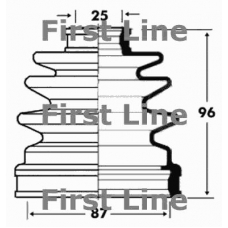 FCB2832 FIRST LINE Пыльник, приводной вал