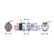 853020N AKS DASIS Компрессор, кондиционер