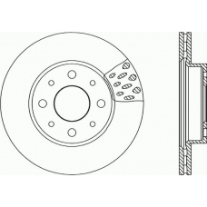 BDR1766.20 OPEN PARTS Тормозной диск