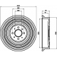 8DT 355 301-531<br />HELLA PAGID