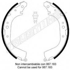 067.186 TRUSTING Комплект тормозных колодок