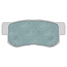 SP 326 SCT Комплект тормозных колодок, дисковый тормоз