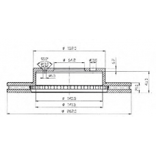 BDC3626 QUINTON HAZELL Тормозной диск