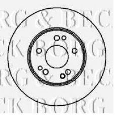 BBD5002 BORG & BECK Тормозной диск