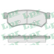 05P1564 LPR Комплект тормозных колодок, дисковый тормоз