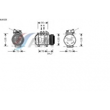 AUK028 AVA Компрессор, кондиционер