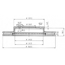 BSF4372 QUINTON HAZELL Тормозной диск